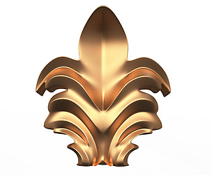 Leave Ornament Plaster Molding Decoration CNC
