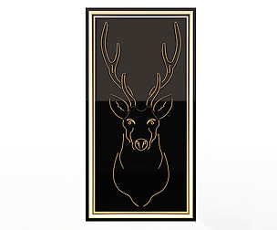 Deer Frame Decoration