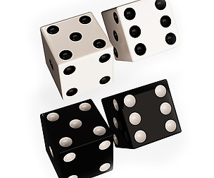 Standard Backgammon Dice Set