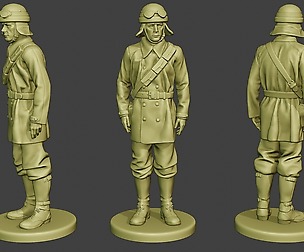 Italian Tank Crew Unit ww2 Stand2 ITCU1