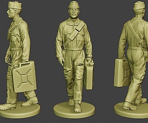 Italian Tank Crew Unit ww2 walk ITCU1