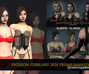 (OG)Past Patreon February 2020 Premium&NSFW Pack