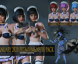 (OG)Past Patreon January 2020 Premium&NSFW Pack