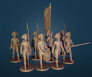 French napoleonic infantry 1804-1807