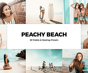 20 Peachy Beach Lightroom Presets and LUTs