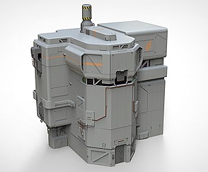 sci-fi Architectural element 8