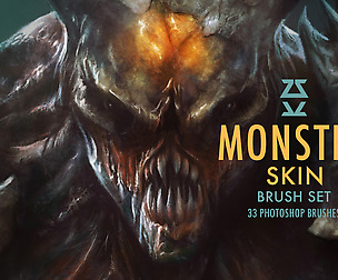 Monster Skin Brush Set