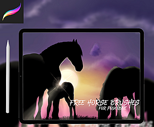 Free Horse Brushes for Procreate