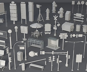 Street Collection 2 - 60 pieces