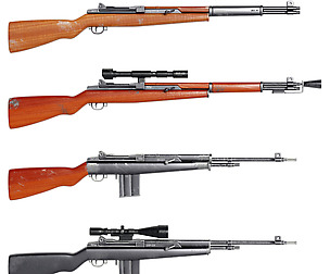 gun wood rifle
