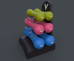 PBR 1-3KG Women Dumbbell V3 - Neoprene