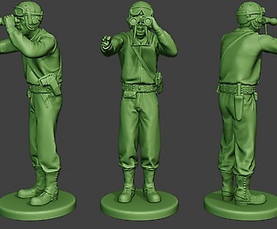 American Tank Crew unit ww2 Action ATC1