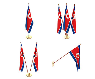 North Korea Flag Pack