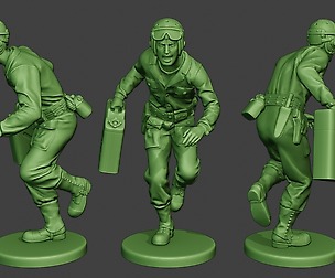 American Tank Crew unit ww2 Run ATC1