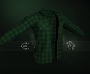 Green Flannel Shirt