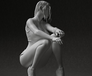 Woman figure 3d printable