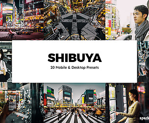 20 Shibuya Lightroom Presets and LUTs