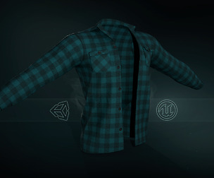Cyan Flannel Shirt