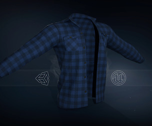 Blue Flannel Shirt
