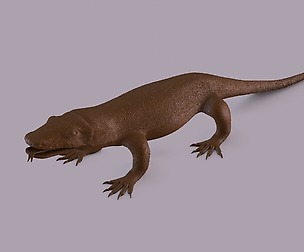 Komodo dragon figurine