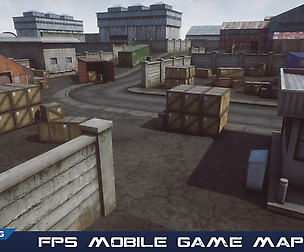FPS Mobile Game Map v1 with assets