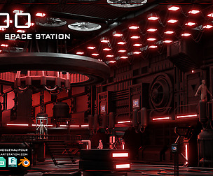200 SCI-FI SPACE STATION KITBASH VOL 01