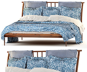 Bed chic mid bed set01