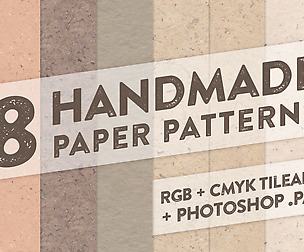 8 Handmade paper patterns