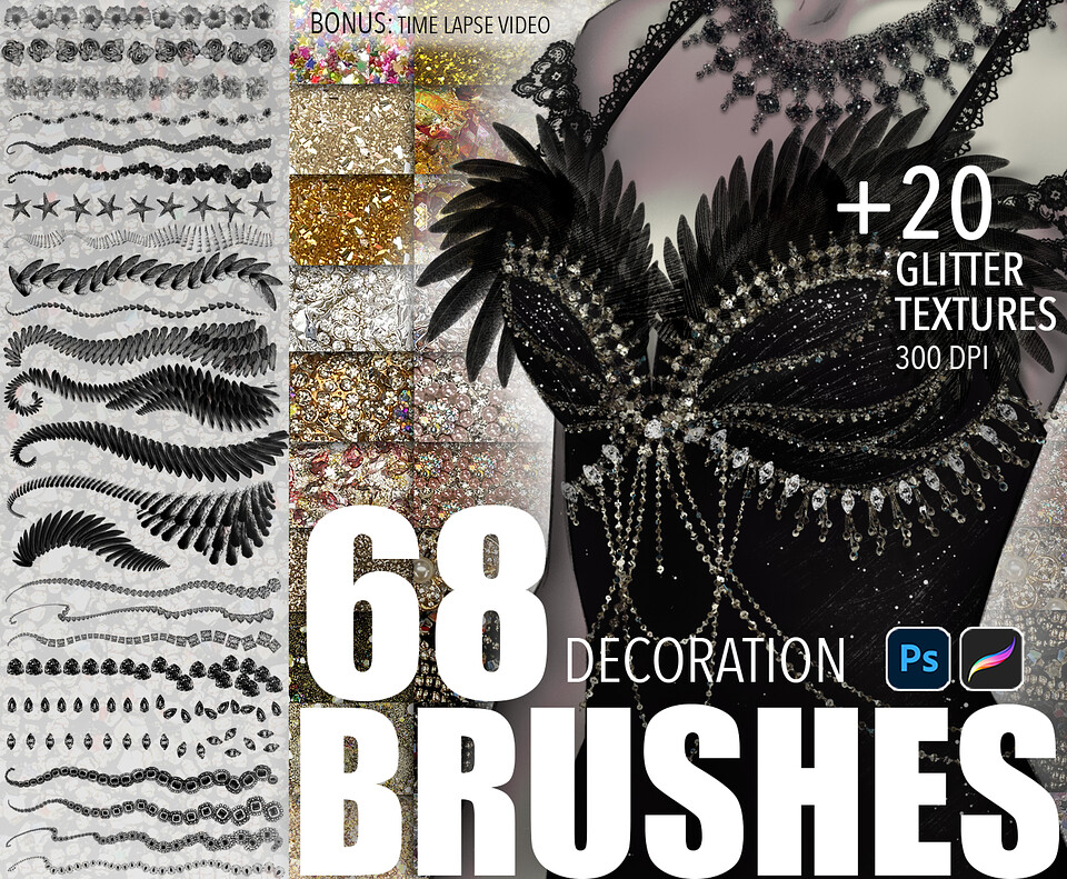 Decoration brushes