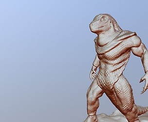 lizardman 3d print