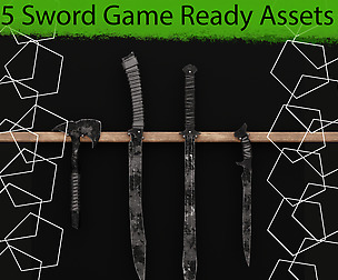 5 Sword Game Ready