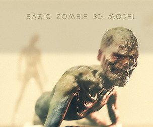 Zombie Basic 3D Model