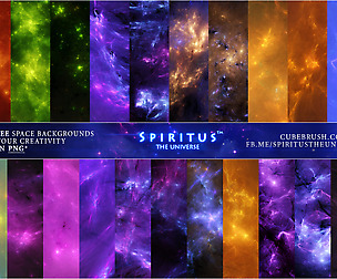 21 FREE SPACE BACKGROUNDS - PACK 134
