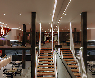 Modern Industrial Restaurant (Full place)