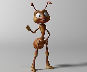 Cartoon Ant rigged