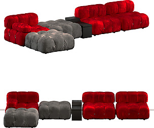 tufted sofa