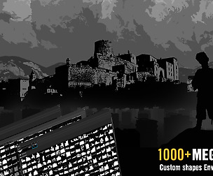 Custom shapes Pack Environment Builder vol_1