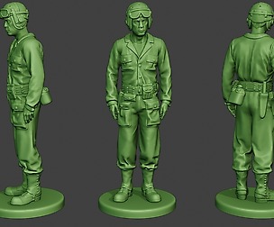 American Tank Crew unit ww2 Stand2 ATC1