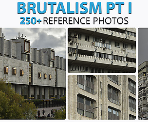 Brutalism Architecture PT I Reference Pack