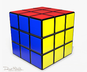 Rubik's Cube Low Poly PBR