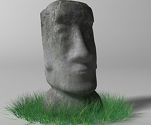 Moai statue