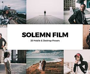 20 Solemn Film Lightroom Presets and LUTs