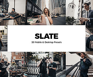 20 Slate Lightroom Presets and LUTs