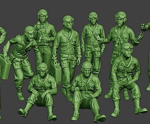 American Tank Crew ww2 ATC1 Pack1