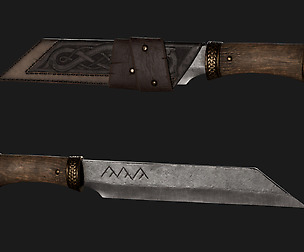Viking Seax Knife