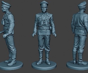 German Tank Crew ww2 Stand GTC1
