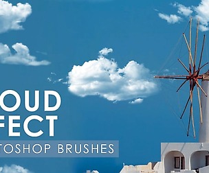 Cloudy effect photoshop brush