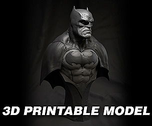 Batman Bust - 3D Printable Model