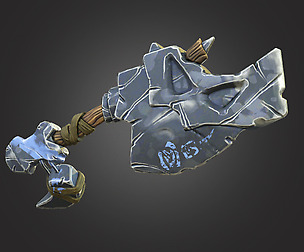 Stylized Weapon Low-poly 3D model