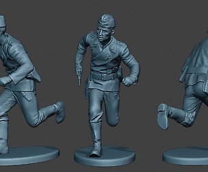 German Tank Crew unit ww2 Run GTC1